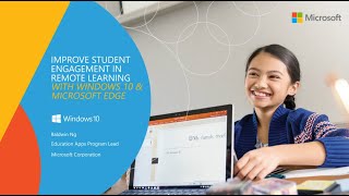 Improve student engagement in remote learning with Windows 10 & Microsoft Edge