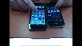 iPhone 5 vs. iPhone 4S speed- iPhone 5 contra iphone 4s prueba de velocidad