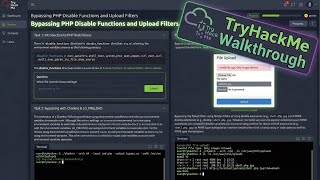 Bypassing PHP Disable Functions and Upload Filters P9 | TryHackMe Walkthrough