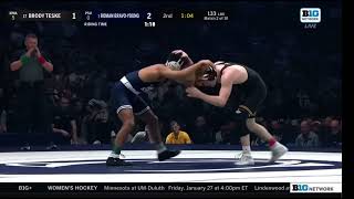 Roman Bravo-Young (Penn State) vs Brody Teske (Iowa) 133lbs
