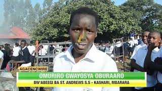 Agacencwire: Omuriro gwayosya oburaaro bw'abeegi  ba St. Andrews SS, omuri Kashari, Mbarara