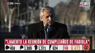 Alberto FERNÁNDEZ: "La REUNIÓN no debió haberse hecho y LAMENTO que haya ocurrido"