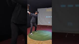 드라이버 한손 손목잡고 260M넘기기!!  Driver swing