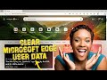 Completely clear microsoft edge user data