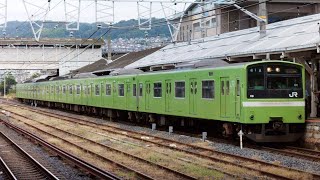 ［朝のレア運用］201系ND604編成　入庫回送　王寺駅1番線発車