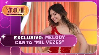 Exclusivo: Melody canta \