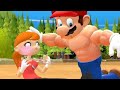 MEGGY BLUSHES AT BUFF MARIO (DELETED SMG4 SCENE)