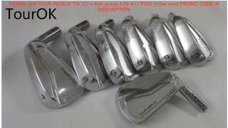 Review HONMA golf TOUR WORLD TW 727 v iron group 4-10 w (7 PCS) of the head