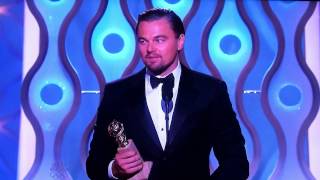 Leonardo DiCaprio's Golden Globes acceptance speech