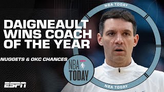 🏀 Nuggets & Thunder playoff chances + Mark Daigneault wins Coach of the Year 👏 | NBA Today
