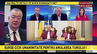 Decizie fără precedent! CCR a decis, în unanimitate, anularea primului tur al alegerilor