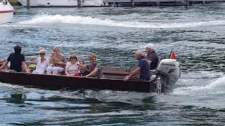 Thomy mit den Engadiener-Jägern zum 68. auf dem Rhein