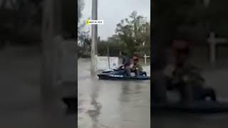 Florida Firefighters Rely on Jet Skis to Help After Hurricane Ian