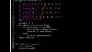 Learn Recursive Function in Python #2 (flatten.py)