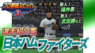 【プロスピ3・ファイターズ】登場時の専用選手紹介集【2006年】