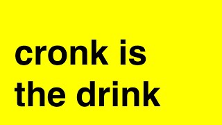 Cronk is the drink: The history of Dr. Cronk's Compound Sarsaparilla Beer