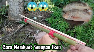 Cara Membuat Panah Ikan Dari Bambu / Mudah, Bukan Mainan...!!!