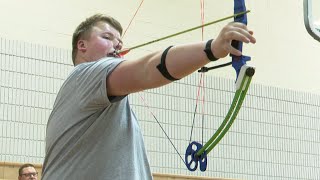 Meet Central DeWitt's one-armed archer