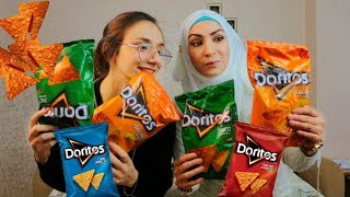 تحدي(أكبر كمية من شيبس دوريتوس Doritos)انسحبت من التحدي !! |AE game ep78