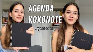 AGENDA KOKONOTE Semana Vista | Cómo ES y cómo me ORGANIZO el DÍA en mi AGENDA | Estudios y personal