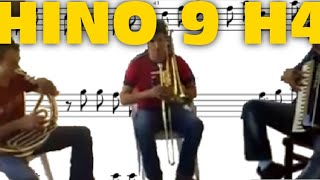 PARTITURA TOCATA HINO 9 ANTIGO - TOCATA COM BETINHO |  Música com Brenno