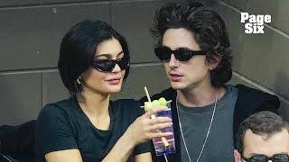 Kylie Jenner, Timothée Chalamet get touchy-feely during date at US Open tennis final