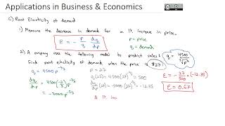 5 3 C Point Elasticity of Demand