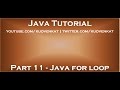 Java for loop