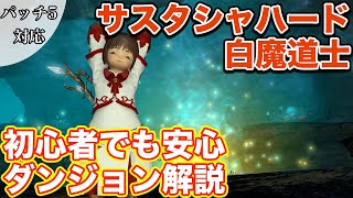 【FF14】サスタシャハードを白魔道士(ヒーラー)で挑戦【レベル50ダンジョン パッチ5対応】