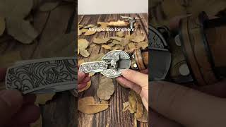 Anyone Like Longhorn Belt Buckle Wtih Hidden Knife? #selfdefense #survive