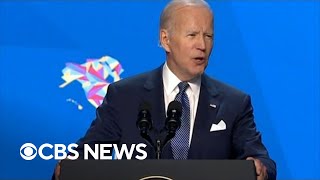 President Biden attends second day of the Summit of the Americas