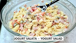 HIT -JOGURT SALATA SA TESTENINOM  OSVAJA SVA ČULA KADA JE NAPRAVITE POSTACE VAM OMILJENA