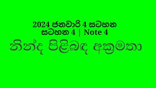 Sleeping Disorder | නින්ද පිළිබඳ අක්‍රමතා |