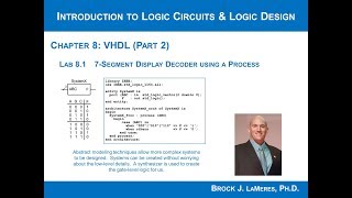 Lab 8.1 - 7-Segment Decoder using Process