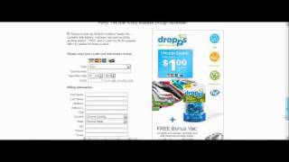 Dropps laundry detergent pacs. Just toss and go: Dropps