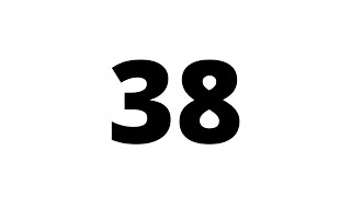 38 Second Countdown Timer White Screen With Sound Effect