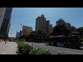 【4k】guangzhou china. downtown walk on a sunny day 26 april 2023