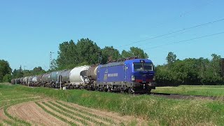 Bahnverkehr auf der Rheintalbahn - Riegel Juni 2021 film