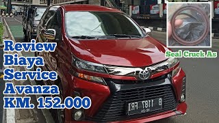 Review biaya servis mobil Avanza 2015, SERVICE RUTIN