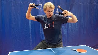 Testing Bruce Lee Style Ping Pong (Nunchucks)