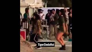 Katrina Kaif behind the scene of Swag Se Swagat song shoot #shorts #tigerzindahai #katrinakaif