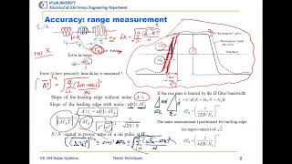 EE 404 L8   Radar Parameter Accuracy and Waveform Analysis