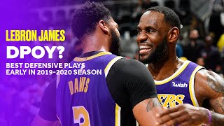 LeBron James' Best Defensive Plays From 2019-2020 Season (So Far)