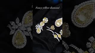 รวมแหวนเพชร Fancy yellow สีเหลืองเข้ม เหลี่ยมคมชัด