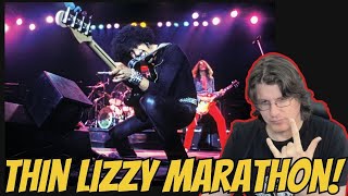 THIN LIZZY MARATHON REACTION to The Hero and the Madman / Suicide / Warriors / Emerald Sweetheart🤘🤘🤘