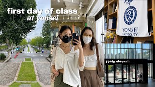 first day of school in korea (yonsei university vlog)! | dorm tour \u0026 study abroad