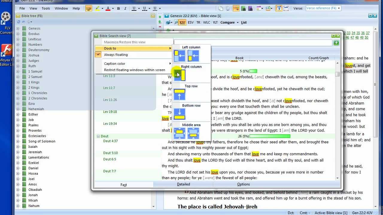 TheWord - Best Free Bible Software - Tut 02 - Basic Bible Search - YouTube