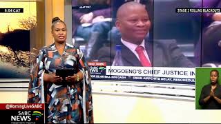 Former Chief Justice Mogoeng Mogoeng unconditionally apologises for the Israel comments