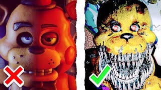 Fazbear is SCARIER in FNAF The Glitched Attraction