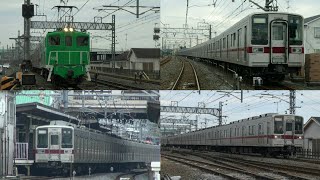 東武10030系11644F+11448F南栗工入場回送東武500系509F乗務員習熟試運転とのすれ違いコラボ有り